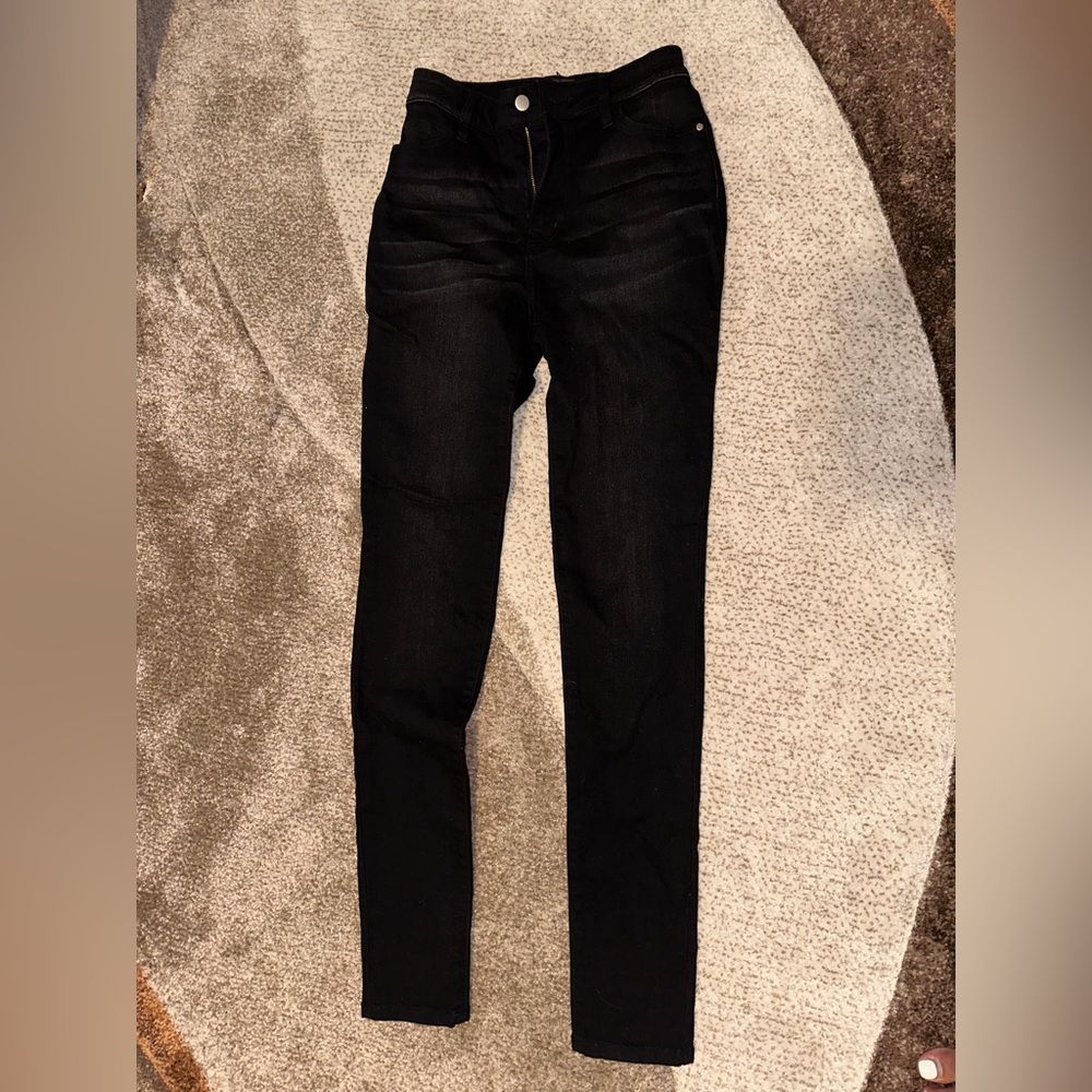 Dark Gray Skinny Jeans - Long
